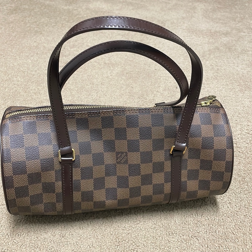 Papillon 30 Damier Ebene Duffel Bag